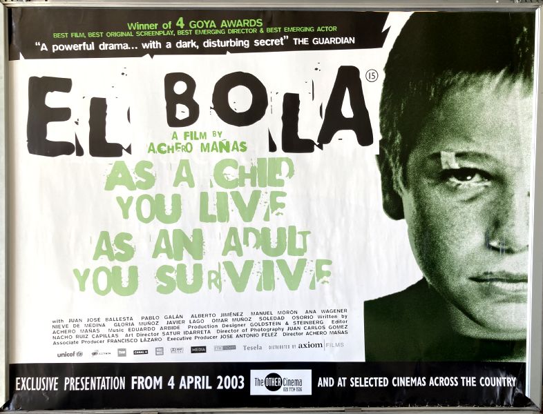 Cinema Poster: EL BOLA 2000 (Quad) Juan José Ballesta Pablo Galán Achero Mañas Cinema Poster: EL BOLA 2000 (Quad) Juan José Ballesta Pablo Galán Achero Mañas