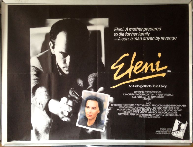 Cinema Poster: ELENI 1986 (Quad) John Malkovich Kate Nelligan Cinema Poster: ELENI 1986 (Quad) John Malkovich Kate Nelligan
