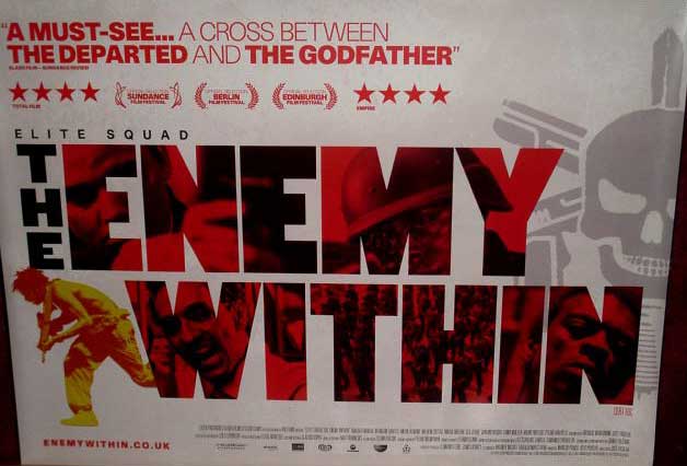 ELITE SQUAD ENEMY WITHIN: UK Quad Film Poster ELITE SQUAD ENEMY WITHIN: UK Quad Film Poster