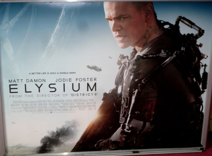 ELYSIUM: Main UK Quad Film Poster