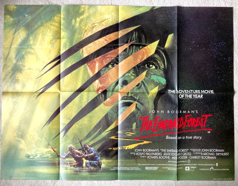 Cinema Poster: EMERALD FOREST, THE 1985 (Quad) Powers Boothe Meg Foster Cinema Poster: EMERALD FOREST, THE 1985 (Quad) Powers Boothe Meg Foster
