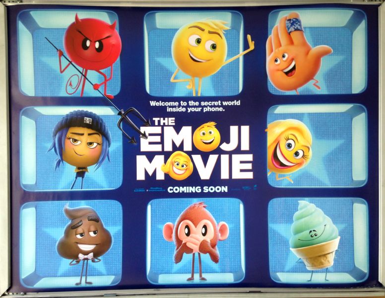 Cinema Poster: EMOJI MOVIE, THE 2017 (Advance Quad) Anna Faris James Corden