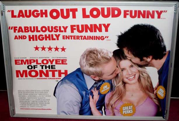EMPLOYEE OF THE MONTH: Main UK Quad Film Poster