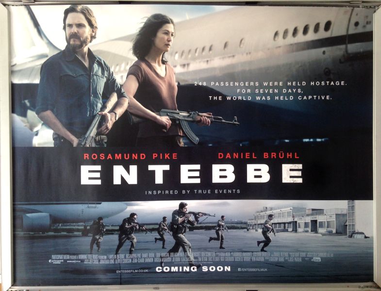 Cinema Poster: ENTEBBE 2018 (Main Quad) Rosamund Pike Daniel Brhl