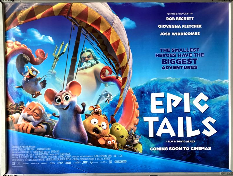 Cinema Poster: EPIC TAILS 2022 (Quad) aka Pattie et la colère de Poséidon Cinema Poster: EPIC TAILS 2022 (Quad) aka Pattie et la colère de Poséidon
