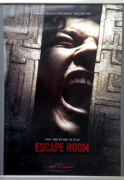 Cinema Poster: ESCAPE ROOM 2019 (One Sheet) Taylor Russell Logan Miller Jay Ellis