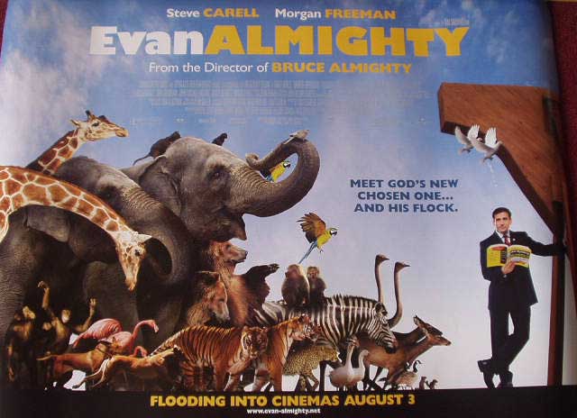 EVAN ALMIGHTY: Main UK Quad Film Poster EVAN ALMIGHTY: Main UK Quad Film Poster