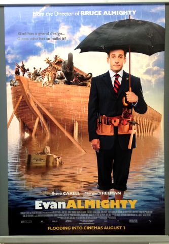 Cinema Poster: EVAN ALMIGHTY 2007 (Main One Sheet) Steve Carell Morgan Freeman