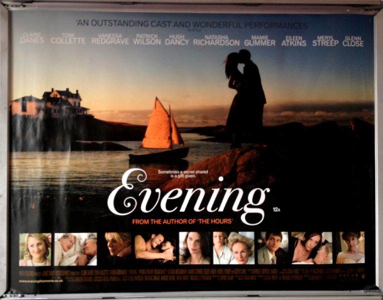 Cinema Poster: EVENING 2007 (Quad) Vanessa Redgrave Toni Collette Claire Danes 