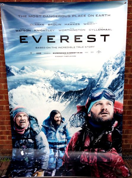 Cinema Banner: EVEREST 2015 Jake Gyllenhaal Keira Knightly Josh Brolin Cinema Banner: EVEREST 2015 Jake Gyllenhaal Keira Knightly Josh Brolin