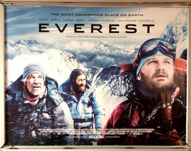Cinema Poster: EVEREST 2015 (Group Quad) Jake Gyllenhaal Keira Knightley Cinema Poster: EVEREST 2015 (Group Quad) Jake Gyllenhaal Keira Knightley