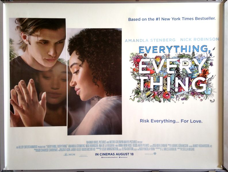 Cinema Poster: EVERYTHING, EVERYTHING 2017 (Quad) Amandla Stenberg