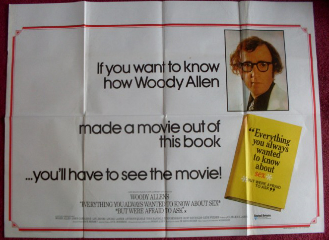 EVERYTHING YOU ALWAYS WANTED TO KNOW ABOUT SEX BUT WERE AFRAID TO ASK: Quad Film Poster EVERYTHING YOU ALWAYS WANTED TO KNOW ABOUT SEX BUT WERE AFRAID TO ASK: Quad Film Poster