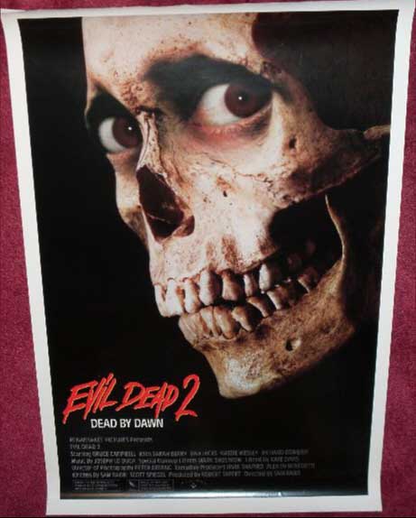 EVIL DEAD II DEAD BY DAWN: Main One Sheet Film Poster