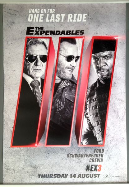 Cinema Poster: EXPENDABLES III 2014 (Harrison Ford One Sheet) Jason Statham