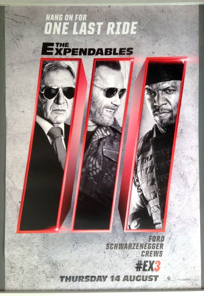 Cinema Poster: EXPENDABLES III 2014 (Harrison Ford One Sheet) Jason Statham Cinema Poster: EXPENDABLES III 2014 (Harrison Ford One Sheet) Jason Statham