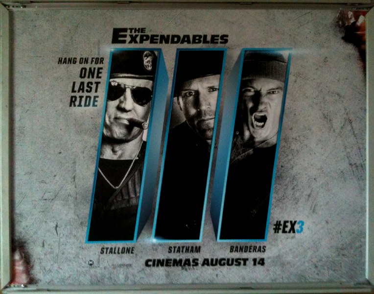 EXPENDABLES III, THE: Stallone, Statham, Banderas UK Quad Film Poster EXPENDABLES III, THE: Stallone, Statham, Banderas UK Quad Film Poster
