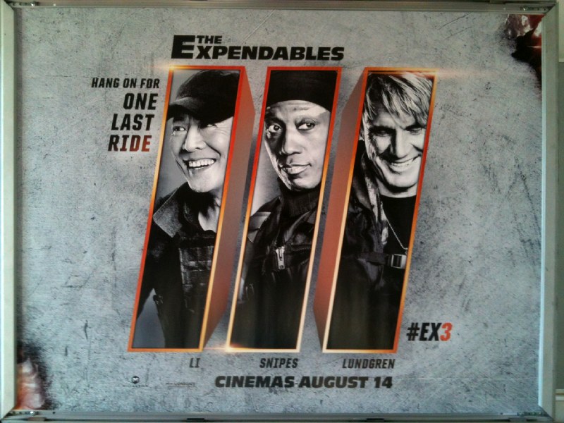 Cinema Poster: EXPENDABLES III, THE 2014 (Quad) Dolph Lundgren Wesley Snipes Cinema Poster: EXPENDABLES III, THE 2014 (Quad) Dolph Lundgren Wesley Snipes