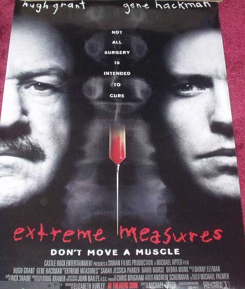 EXTREME MEASURES: Main One Sheet Film Poster EXTREME MEASURES: Main One Sheet Film Poster