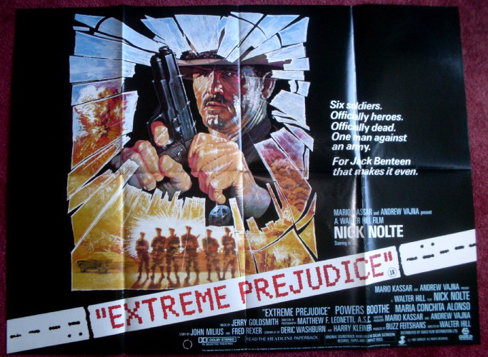 EXTREME PREJUDICE: UK Quad Film Poster EXTREME PREJUDICE: UK Quad Film Poster
