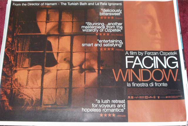 FACING WINDOW: UK Quad Film Poster FACING WINDOW: UK Quad Film Poster