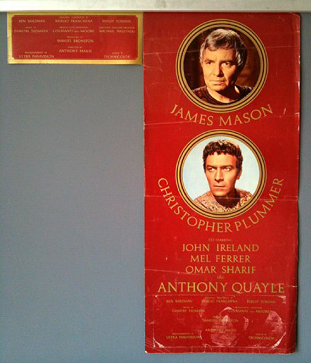 Cinema Poster: FALL OF THE ROMAN EMPIRE, THE 1964 (DC) Sophia Loren James Mason Cinema Poster: FALL OF THE ROMAN EMPIRE, THE 1964 (DC) Sophia Loren James Mason