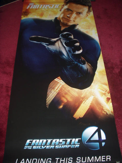 FANTASTIC 4 RISE OF THE SILVER SURFER - Mr Fantastic Banner FANTASTIC 4 RISE OF THE SILVER SURFER - Mr Fantastic Banner