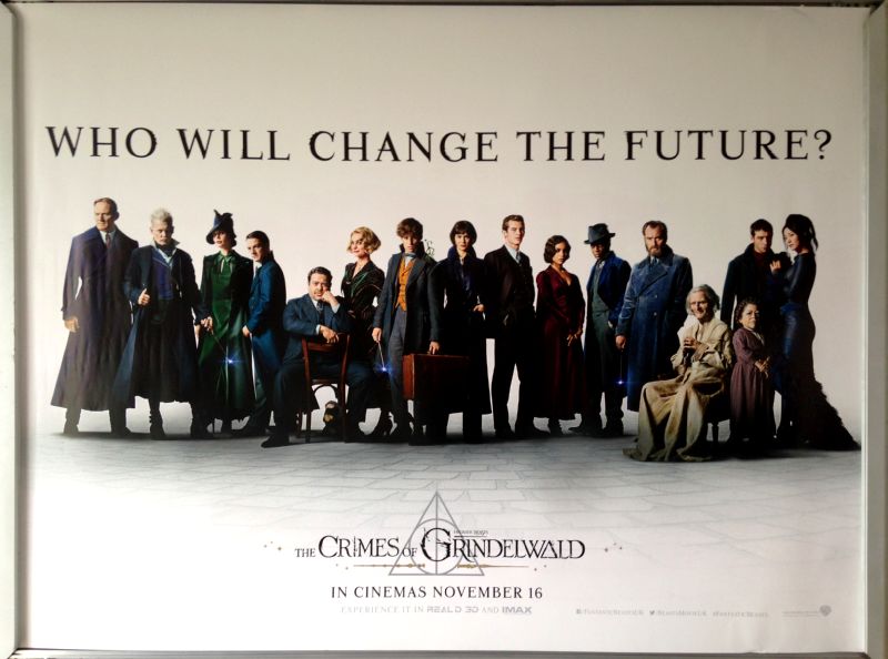 Cinema Poster: FANTASTIC BEASTS THE CRIMES OF GRINDELWALD 2018 (Advance Quad)