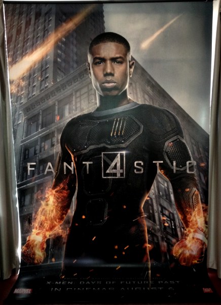 Cinema Banner: FANTASTIC FOUR 2015 (Human Torch/Johnny Storm) Michael B. Jordan