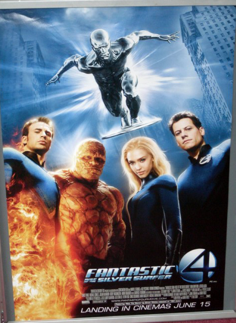FANTASTIC 4 RISE OF THE SILVER SURFER: Main One Sheet Film Poster