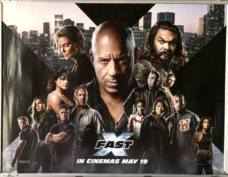 Cinema Poster: FAST X 2023 (Quad) Vin Diesel Michelle Rodriguez Jason Statham Cinema Poster: FAST X 2023 (Quad) Vin Diesel Michelle Rodriguez Jason Statham
