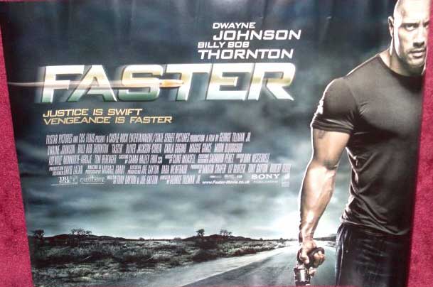 FASTER: UK Quad Film Poster