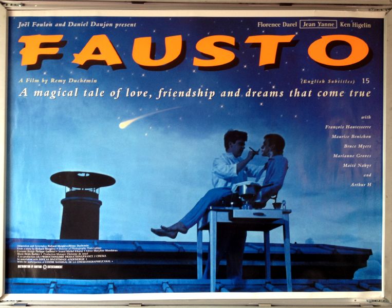 Cinema Poster: FAUSTO 1994 (Quad) Rémy Duchemin Ken Higelin Jean Yanne Cinema Poster: FAUSTO 1994 (Quad) Rémy Duchemin Ken Higelin Jean Yanne