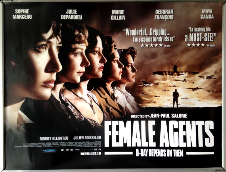 Cinema Poster: FEMALE AGENTS 2008 (Quad) Sophie Marceau Julie Depardieu