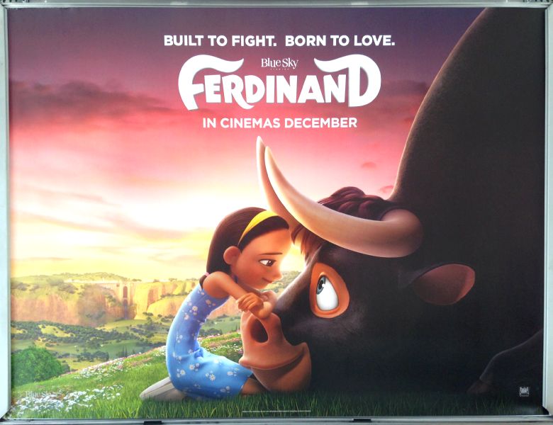 Cinema Poster: FERDINAND 2017 (Advance Quad) John Cena Bobby Cannavale 