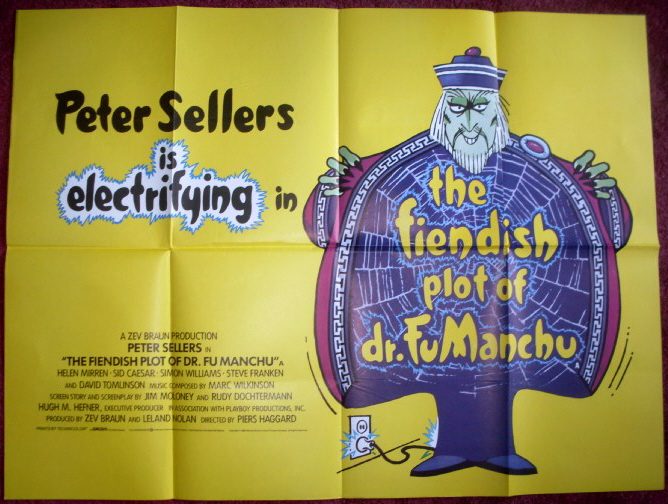 FIENDISH PLOT OF DR FU MANCHU: UK Quad Film Poster