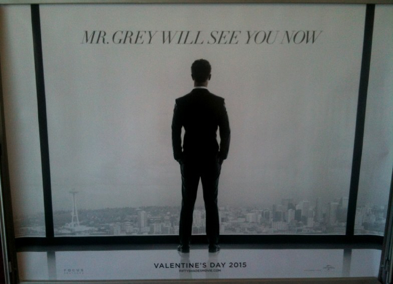 Cinema Poster: FIFTY SHADES OF GREY 2015 (Advance Quad) Dakota Johnson Rita Ora