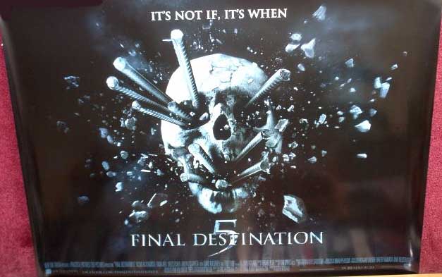 FINAL DESTINATION 5: UK Quad Film Poster FINAL DESTINATION 5: UK Quad Film Poster