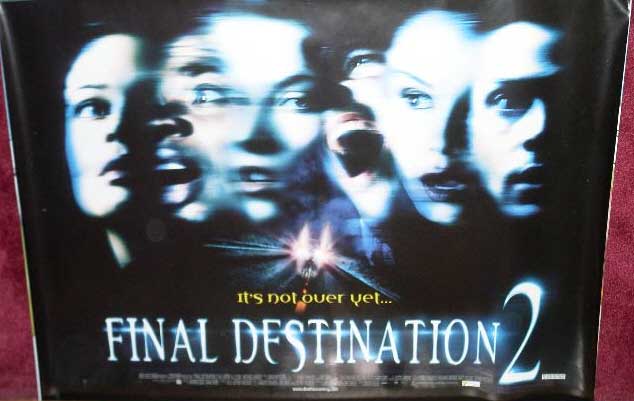FINAL DESTINATION 2: Main UK Quad Film Poster