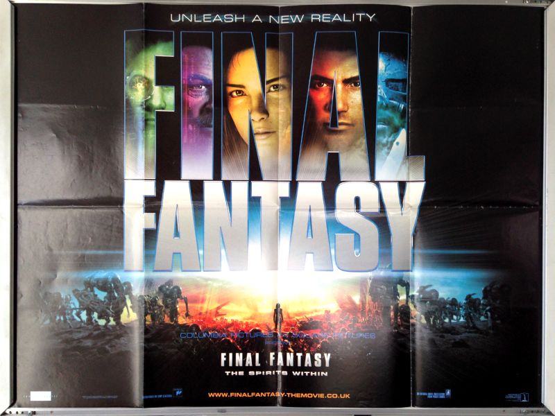 Cinema Poster: FINAL FANTASY 2001 (Quad) Ving Rhames Steve Buscemi Cinema Poster: FINAL FANTASY 2001 (Quad) Ving Rhames Steve Buscemi
