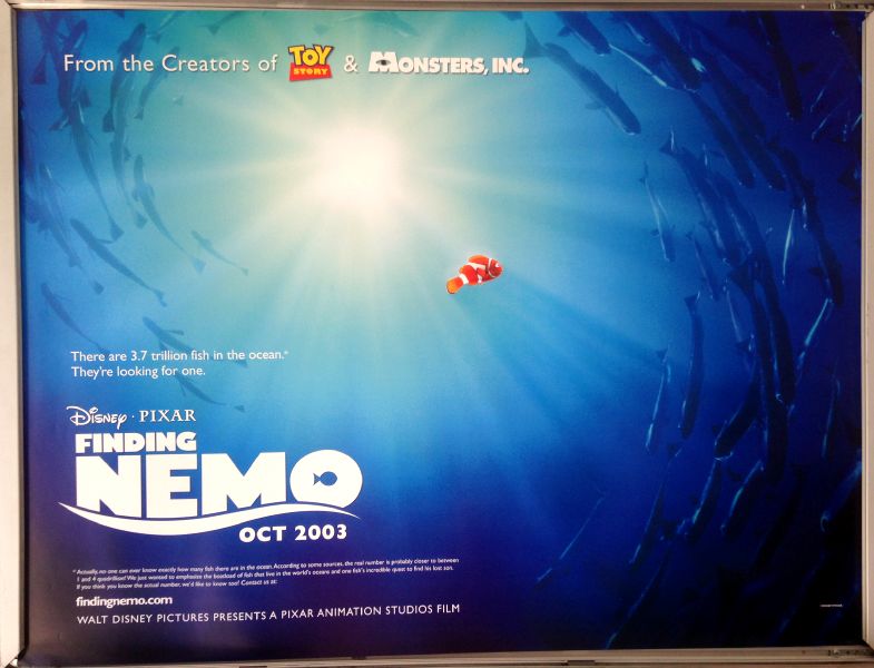 Cinema Poster: FINDING NEMO 2003 (Nemo Quad) Albert Brooks Ellen DeGeneres Cinema Poster: FINDING NEMO 2003 (Nemo Quad) Albert Brooks Ellen DeGeneres