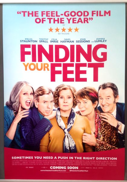 Cinema Poster: FINDING YOUR FEET 2018 (One Sheet) Joanna Lumley Celia Imrie