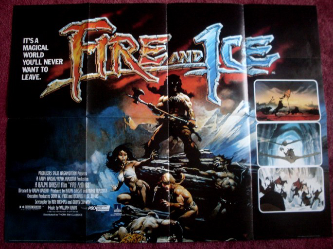 FIRE AND ICE: UK Quad Film Poster