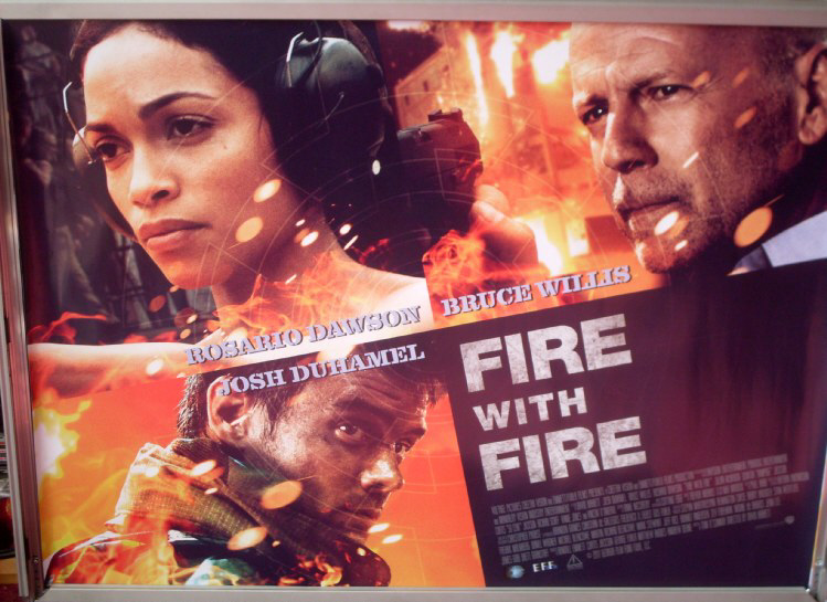 FIRE WITH FIRE: UK Quad Film Poster FIRE WITH FIRE: UK Quad Film Poster