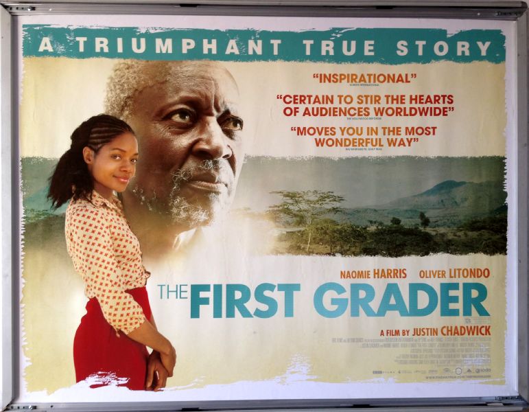 Cinema Poster: FIRST GRADER, THE 2010 (Quad) Naomie Harris Oliver Litondo