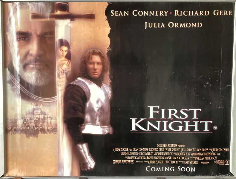Cinema Poster: FIRST KNIGHT 1995 (Quad) Sean Connery Richard Gere Cinema Poster: FIRST KNIGHT 1995 (Quad) Sean Connery Richard Gere