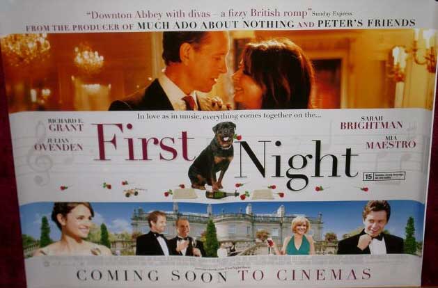 FIRST NIGHT: UK Quad Film Poster