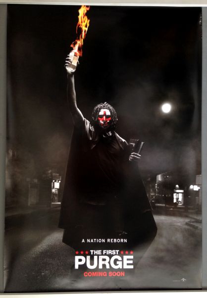 Cinema Poster: FIRST PURGE, THE 2018 (Fire One Sheet) Y'lan Noel Lex Scott Davis