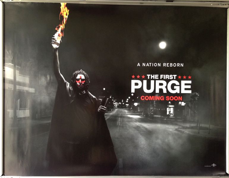 Cinema Poster: FIRST PURGE, THE 2018 (Fire Quad) Y'lan Noel Lex Scott Davis
