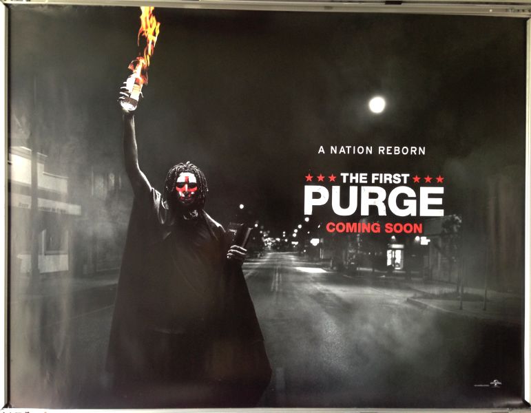 Cinema Poster: FIRST PURGE, THE 2018 (Fire Quad) Y'lan Noel Lex Scott Davis Cinema Poster: FIRST PURGE, THE 2018 (Fire Quad) Y'lan Noel Lex Scott Davis